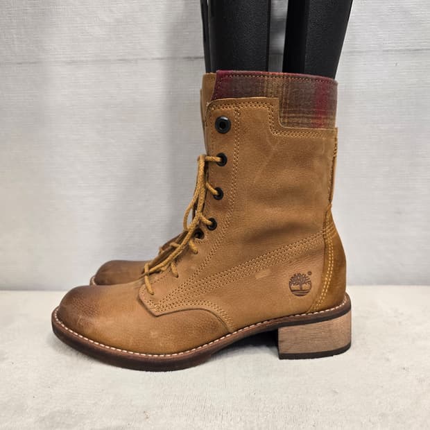 팀버랜드 패들턴 워커 부츠 브라운 레이스업 235~240