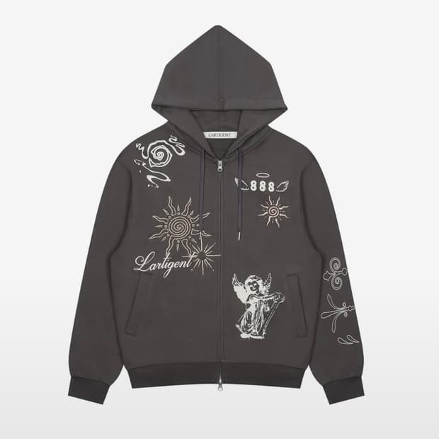 라티젠 L19 ANGEL HOOD ZIP-UP(CHARCOAL)