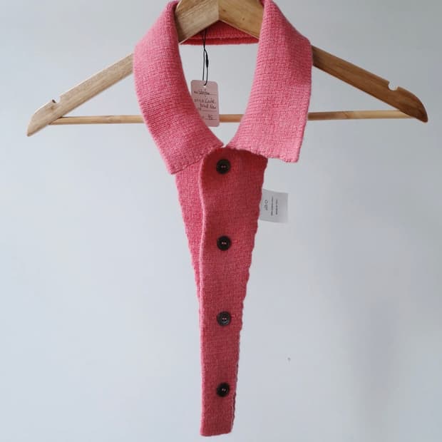 스테판쿡 니트 칼라 보타이