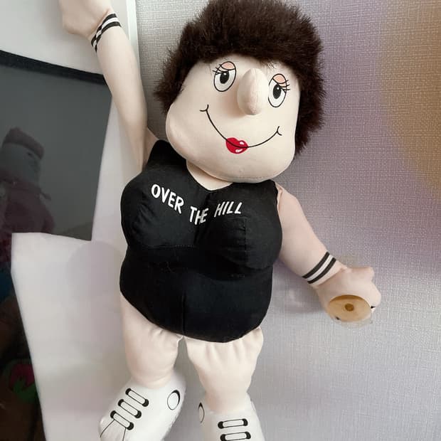 80년대 빈티지 락 스타일 인형