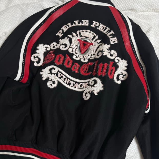 [XL] Pelle Pelle 펠레펠레 울 바시티 자켓 