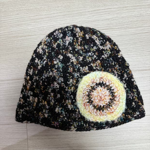 핸드메이드 니트패치 비니 