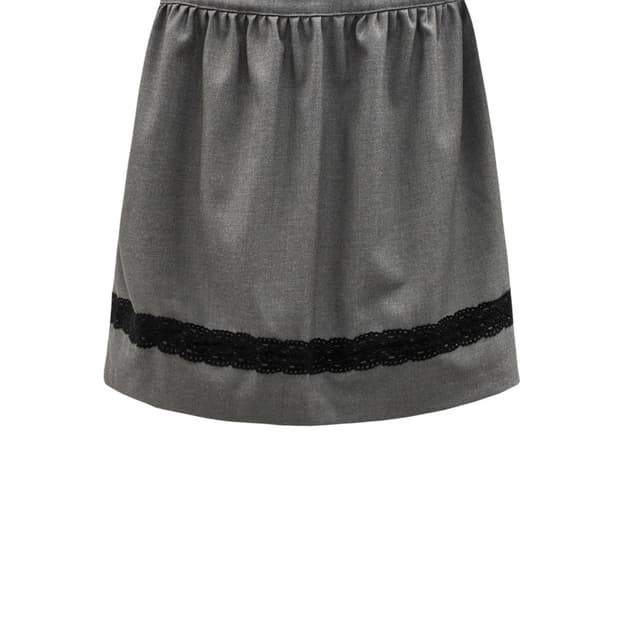 체메씨 레이스 미디 스커트