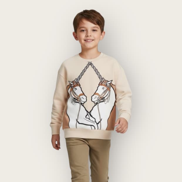 10Y/ 버버리 신형 유니콘 시그니처 맨투맨