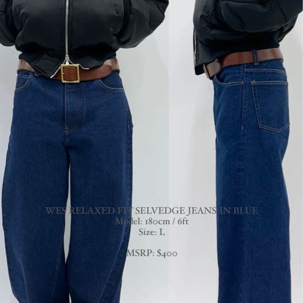 VUJA DE WES RELAXED FIT SELVEDGE JEANS