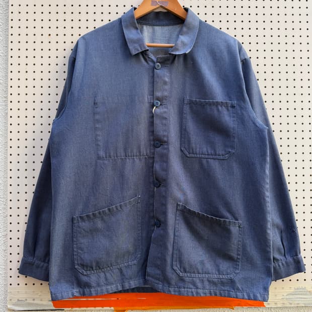 OLD VINTAGE DENIM FRENCH WORK 데님프렌치워크자켓