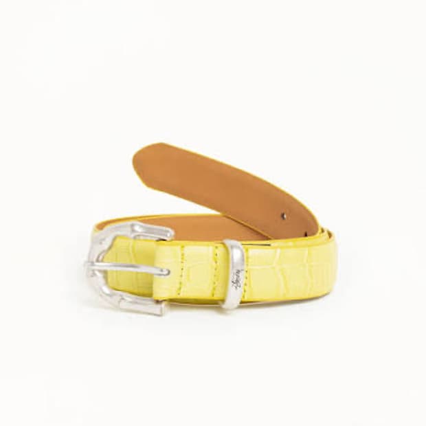 스투시 벨트 옐로우 L/XL