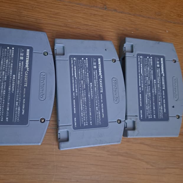 N64 게임 3종 (월드컵, 스노보드, 웨이브)