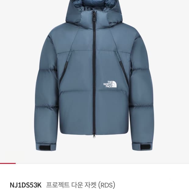 노스페이스 화이트라벨 프로젝트 다운 S