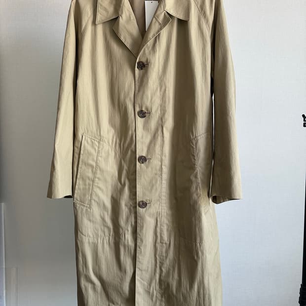 UNIQLO U 싱글 브레스트 트렌치 코트