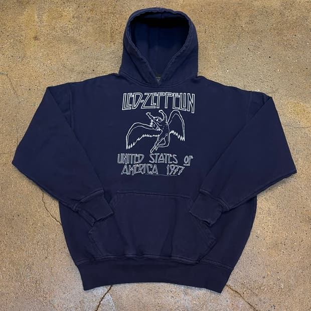 90s 미국 빈티지 레드제플린 후드티 락티 밴드티