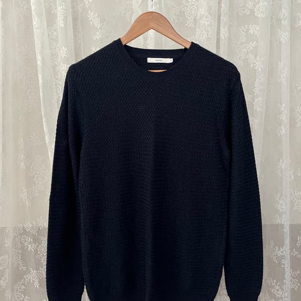 95) 19fw 시리즈 에피그램 니트 네이비