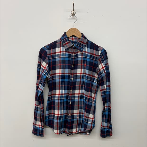 폴로 랄프로렌 체크 셔츠 남방 여/XS