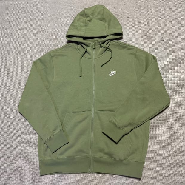 나이키 기모 후드집업