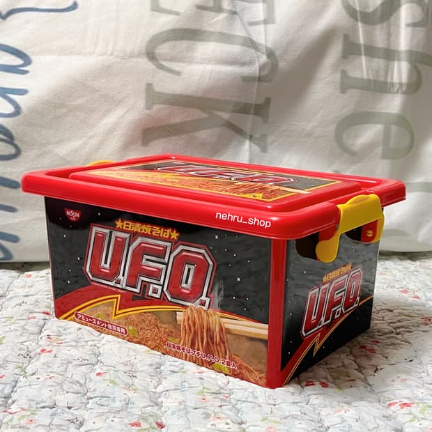 (이체시 에눌) 닛신 UFO 일본 야끼소바 보관함 케이스