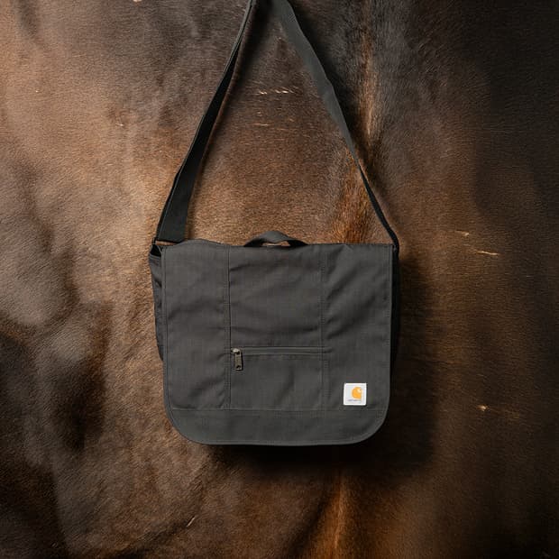 칼하트 D89 립스탑 메신져 백 블랙 