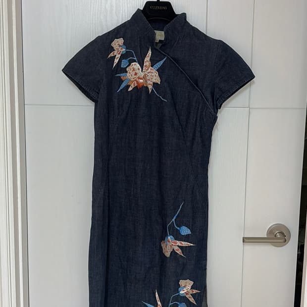 준코시마다 치파오데님원피스 44,55 정품 