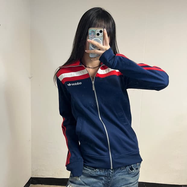 Adidas Navy Red Europa Track Jacket