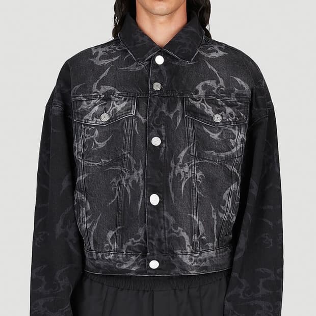 (48) 한 코펜하겐 트라이벌 패디드 데님 자켓