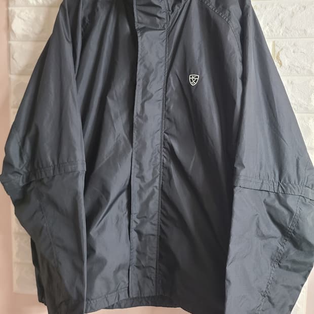 나이키 블랙 바람막이 자켓(실105)