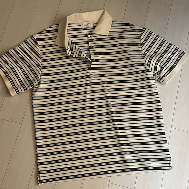 르아브 사콘 스트라이프 PK 티셔츠