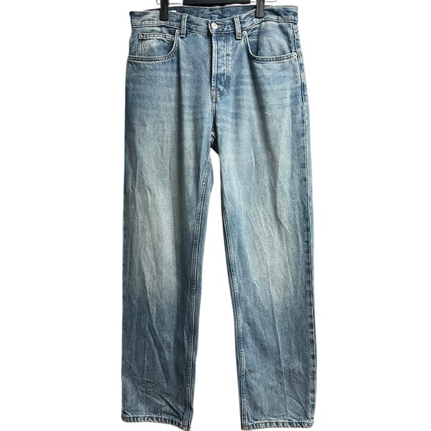 자라(zara)레귤러핏 워싱 데님팬츠