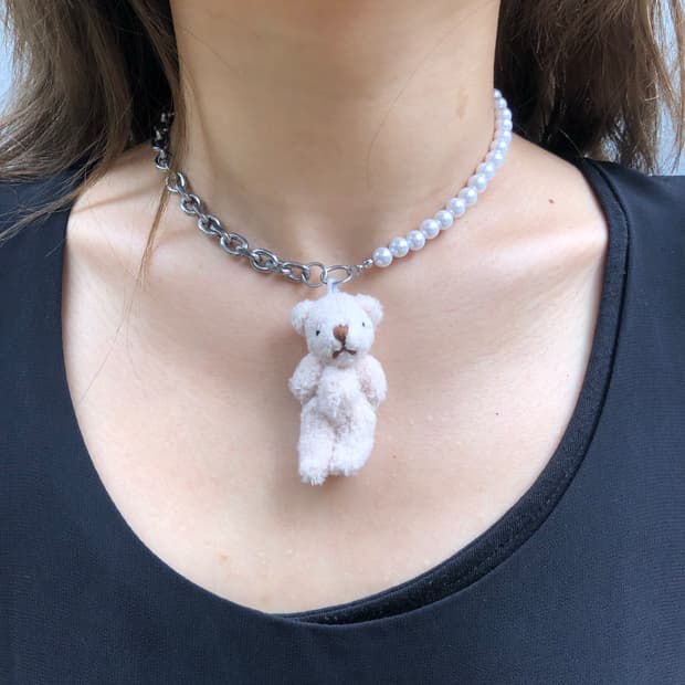Bear Fifty-Fifty Necklace