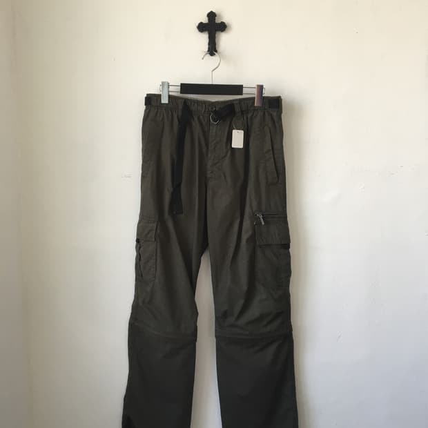 Belted cago pants