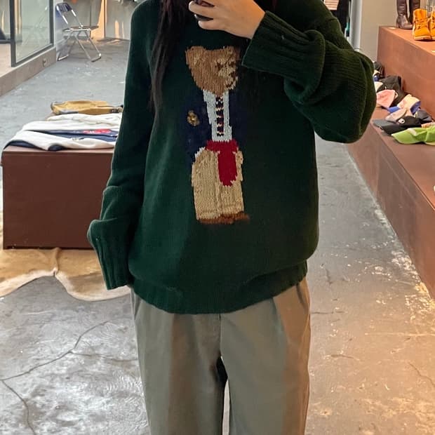 폴로 랄프로렌 베어 니트 H399