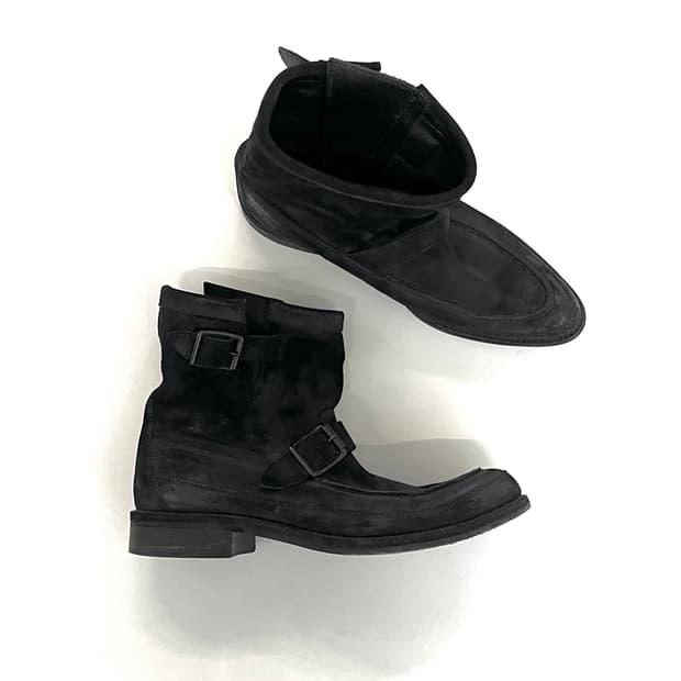 리미푸 디스트레스드 레더 엔지니어 부츠