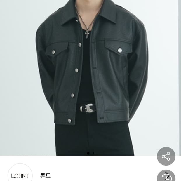 828 트러커 자켓 (블랙)