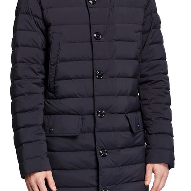 몽클레어 롱 패딩 경량 네이비 (새제품급)