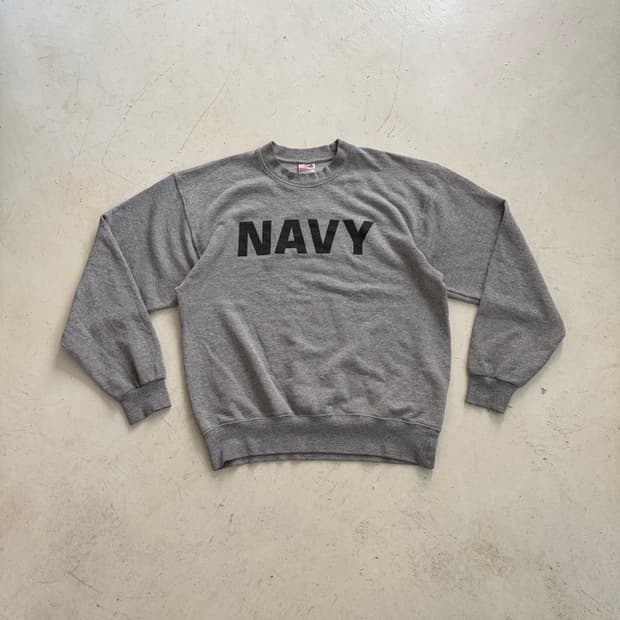 SOFFE USA OG 미해군 빈티지 스웻셔츠 M