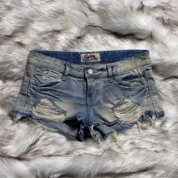 아케호무 반바지 숏팬츠 숏스 숏팬 와투케 갸루 핫팬츠