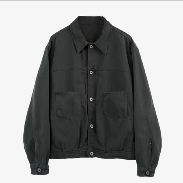 [3] 폴리테루 유즈드 트러커 그린차콜 24FW