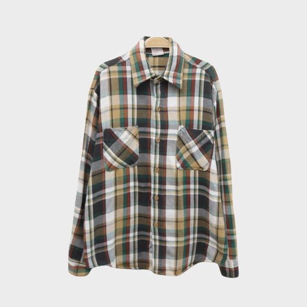 70'S BIG MAC BY JCPENNEY  체크 셔츠 60863