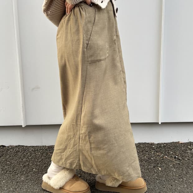 일본빈티지 카케 롱스커트