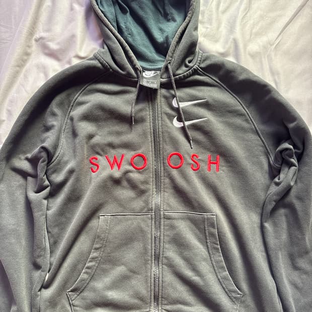 나이키 더블스우시 후드집업 자켓