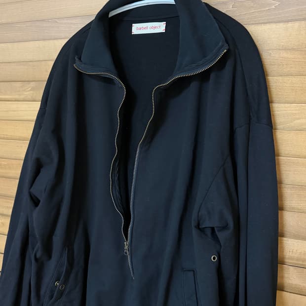 [OS] 바벨 오브젝트 집업 스웻 블랙