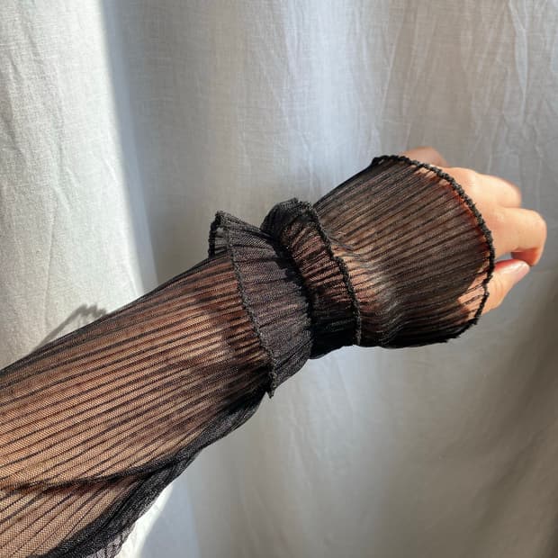 블랙 시스루 워머