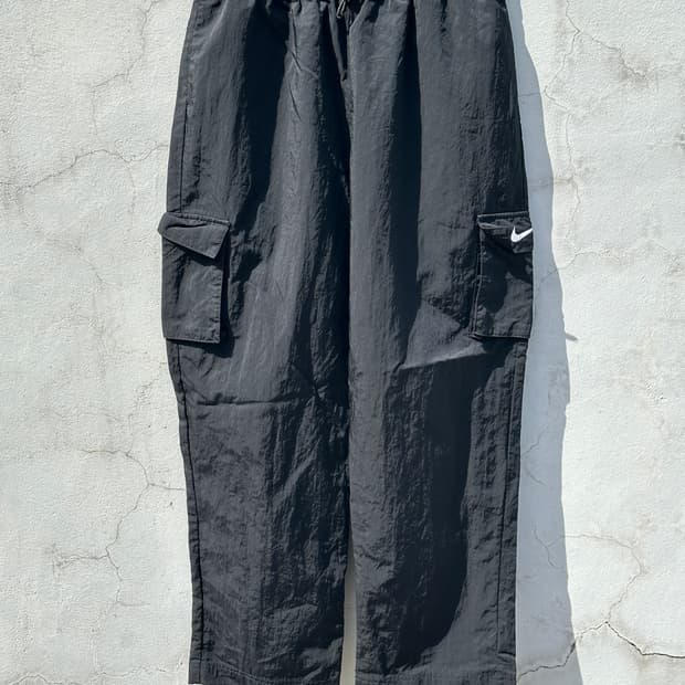 [S] 나이키 여성 카고 블랙 트레이닝 팬츠