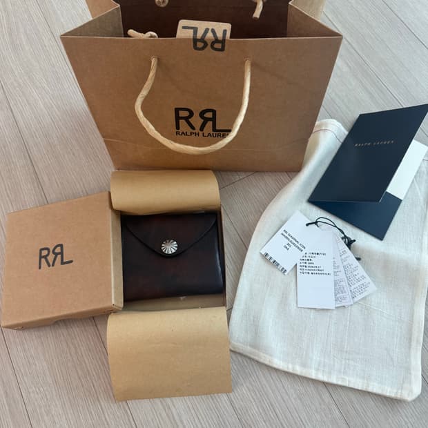 (새상품)RRL 더블알엘 콘초 지갑