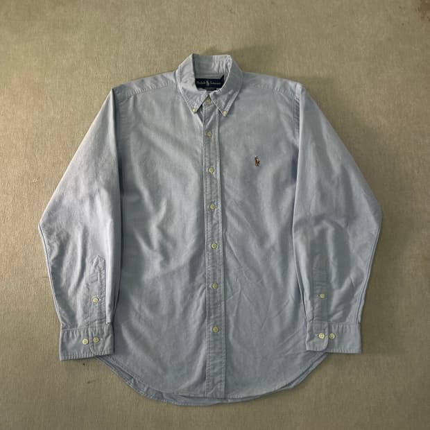 100 폴로랄프로렌 일본판 옥스퍼드 코튼 셔츠