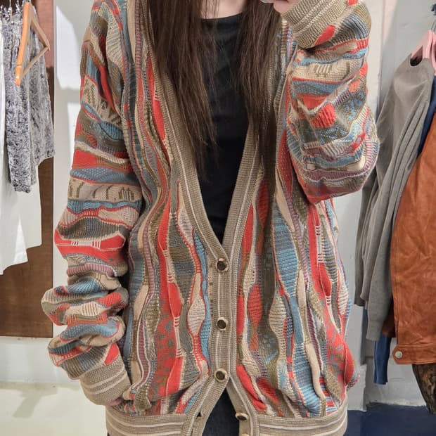 Emaroo 오스트레일리아 코튼 케이블 가디건