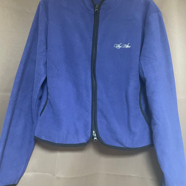 새상품) 샵 어텐즈 Shop attends 블루 플리스 후리스