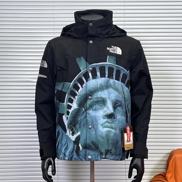 슈프림 x 노스페이스 자유의 여신상 발토로 자켓 블랙