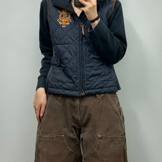 폴로 랄프로렌 퀼팅 조끼 패딩