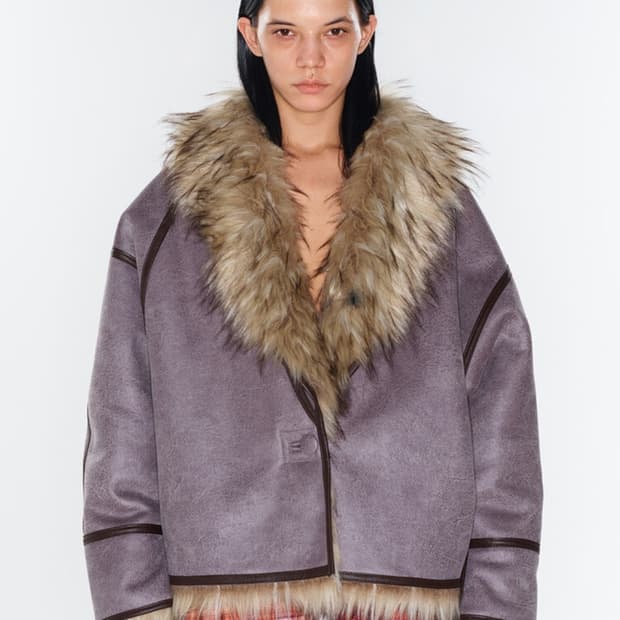 Open yy 리버서블 퍼자켓