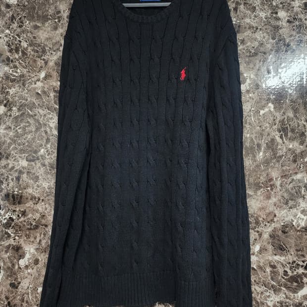 폴로 랄프로렌 케이블 니트 