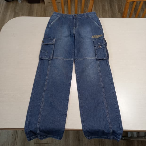 28 DESIGN UNITED 봄여름용 카고 세미와이드진 28-959